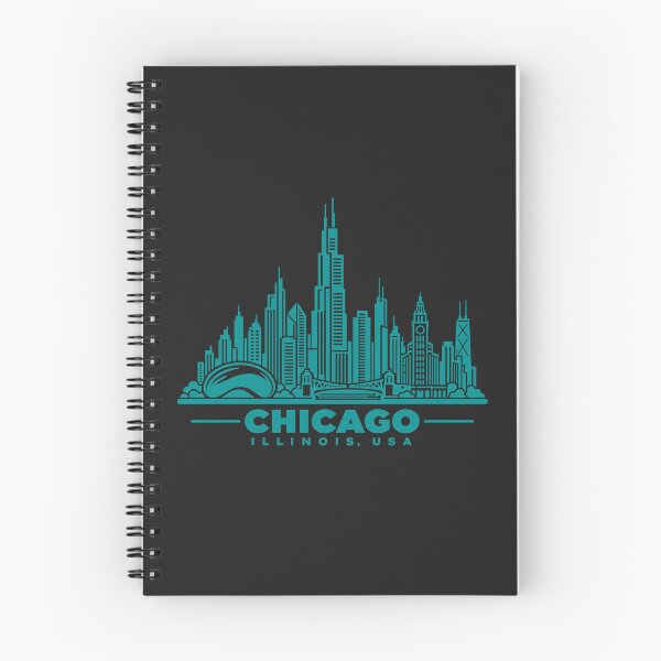 Item preview, Chicago Illinois USA Line Art Skyline Poster designed and sold by CMYKStudio.