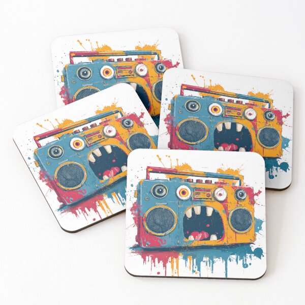 Item preview, Sonic Scream – Monster Boombox Graffiti Explosion designed and sold by Alphakenon.