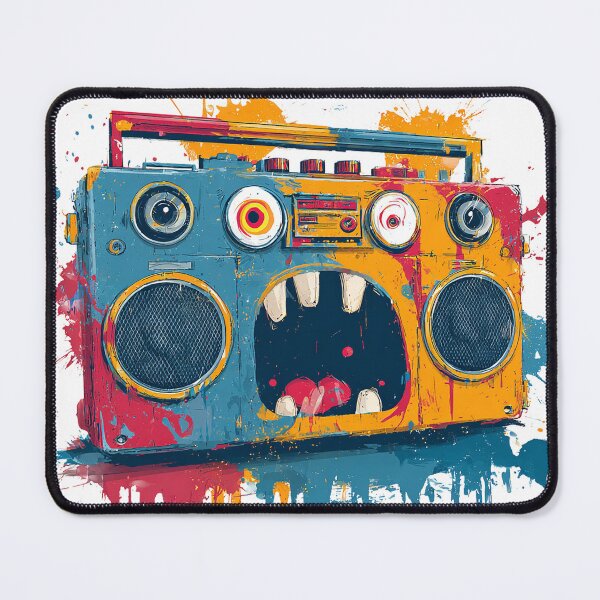 Item preview, Sonic Scream – Monster Boombox Graffiti Explosion designed and sold by Alphakenon.