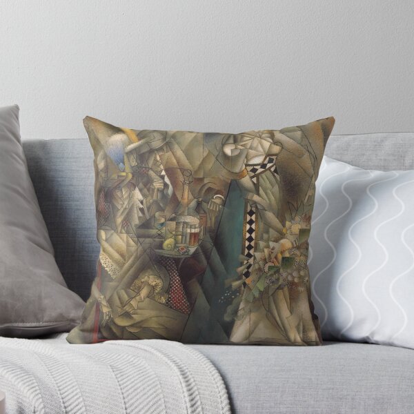 Item preview, Vintage Dancer Wall Art, Dancer in a Cafe Print, Jean Metzinger Cubist Painting designed and sold by RickE.
