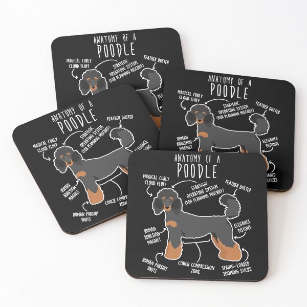 Item preview, Phantom Standard Poodle Dog Anatomy designed and sold by Clara Hollins.