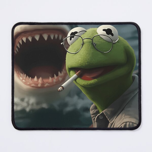 Item preview, Kermit The Frog Smoking Meme designed and sold by Asimism.