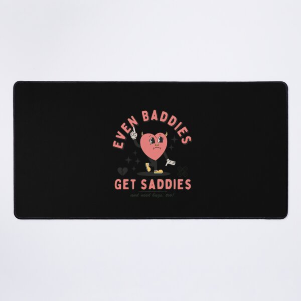 Item preview, Even Baddies Get Saddies Retro Heart Rude-81 designed and sold by ANDREDANIELLA.