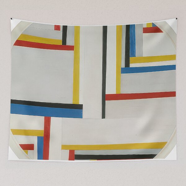 Item preview, Relational painting, tondo #4 - 1946 designed and sold by NeonCanvasDream.