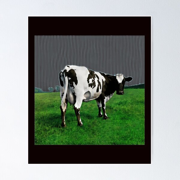Item preview, Atom Heart Mother Inspired Cow Pastoral Landscape designed and sold by SilentCosmos.