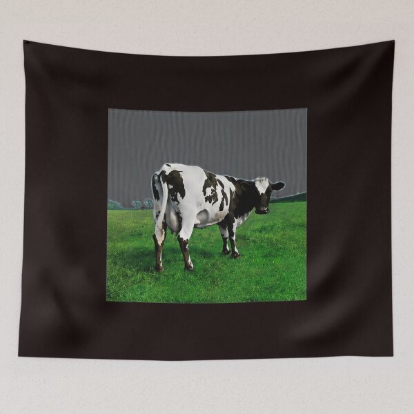 Item preview, Atom Heart Mother Inspired Cow Pastoral Landscape designed and sold by SilentCosmos.