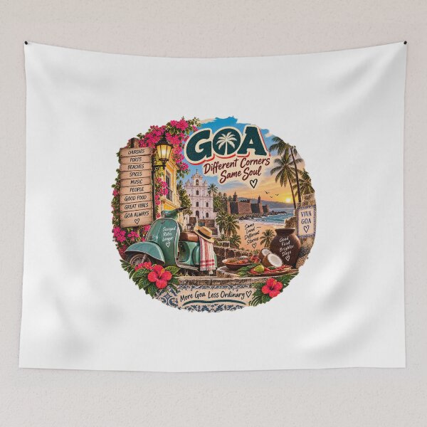 Item preview, Goa — Different Corners Same Soul designed and sold by Goanheartprints.