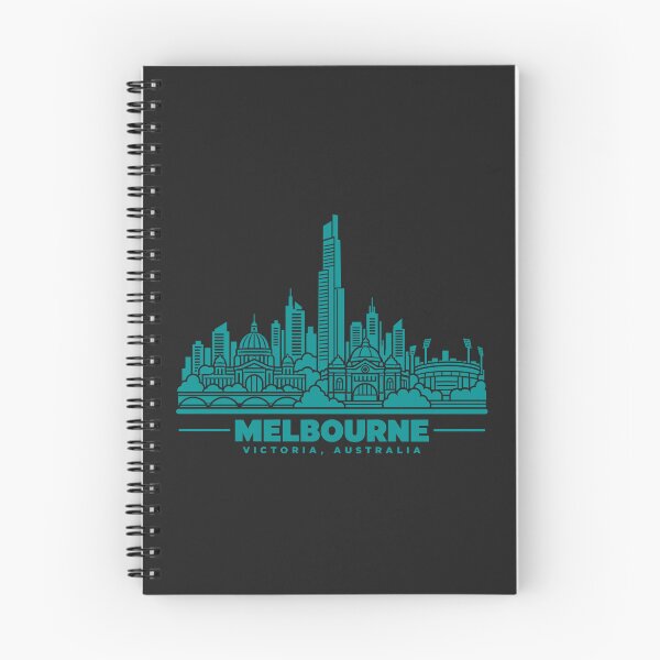 Item preview, Melbourne Victoria Australia Line Art Skyline Poster designed and sold by CMYKStudio.