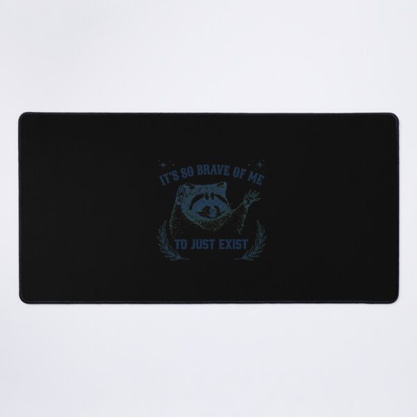 Item preview, Brave Raccoon Exist Humor Anxiety designed and sold by ANDREDANIELLA.