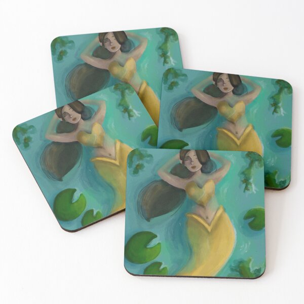 Item preview, Mermaid in the water lilies designed and sold by AngeArtiste.