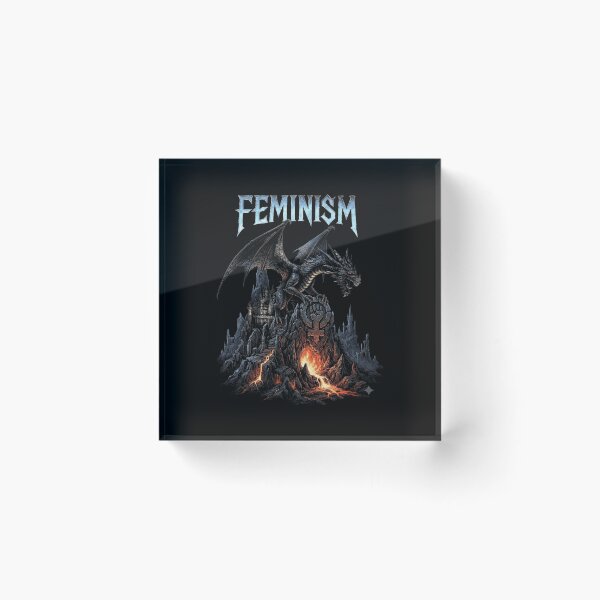 Item preview, Feminism Dark Fantasy Dragon Empowering Women Gothic Art designed and sold by Ostericaimusa.