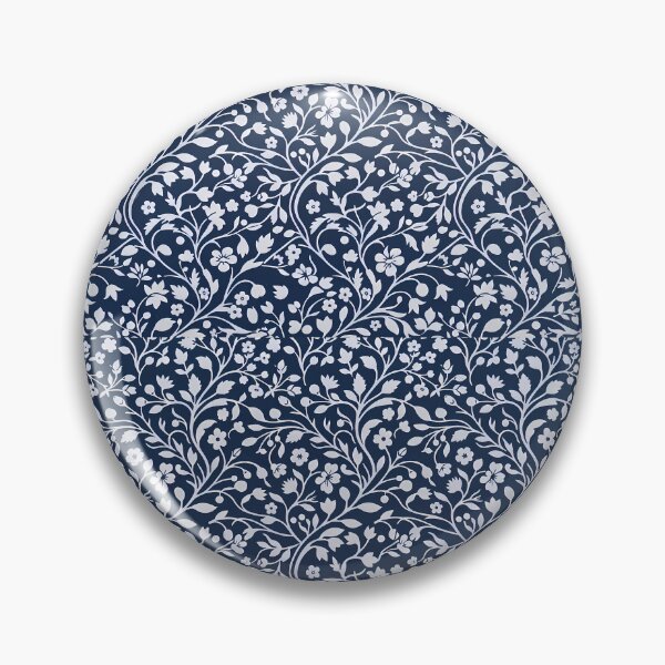 Item preview, Blue Elegant Geometric Damask Ornamental Seamless Pattern Collection designed and sold by ART ATTACK ZONE.