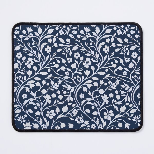 Item preview, Blue Elegant Geometric Damask Ornamental Seamless Pattern Collection designed and sold by ART ATTACK ZONE.
