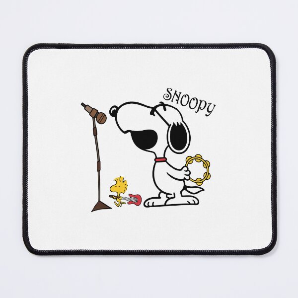 Item preview, Snoopy Woodstock Music Band Tambourine Retro Cartoon Art designed and sold by FlorianZieme.