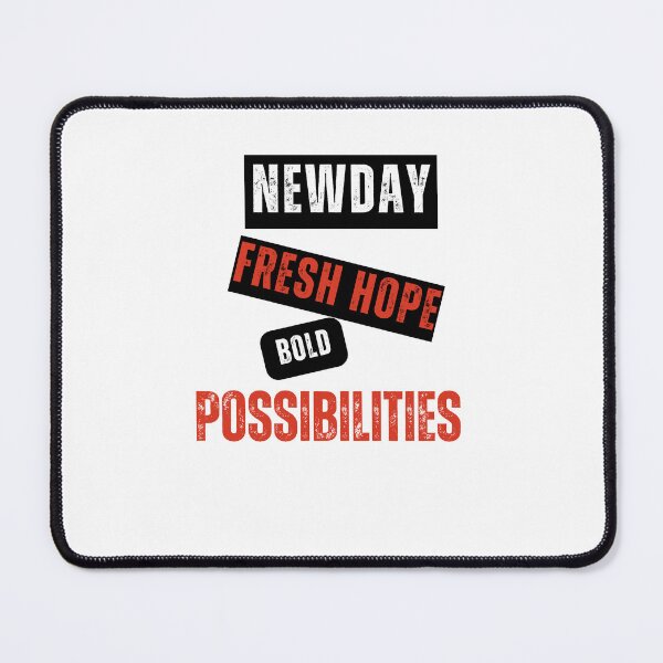 Item preview, New Day. Fresh Hope. Bold Possibilities. – Inspirational Typography Motivation Design designed and sold by CKADigital.