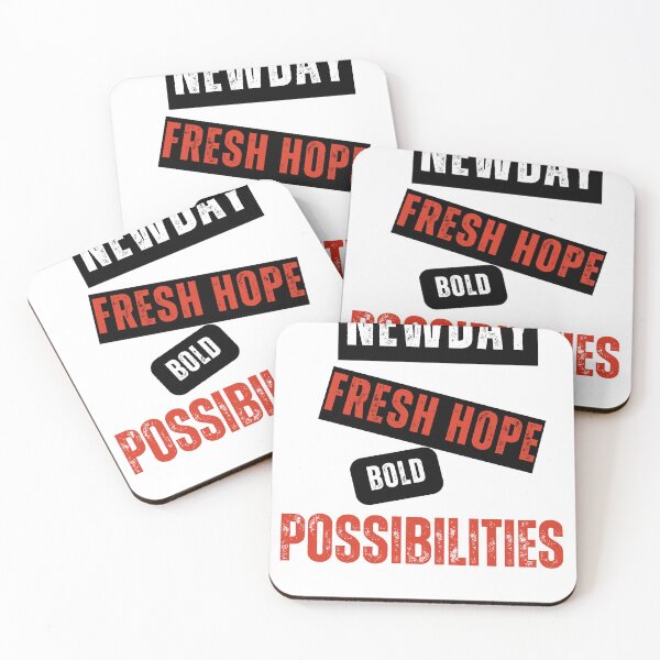 Item preview, New Day. Fresh Hope. Bold Possibilities. – Inspirational Typography Motivation Design designed and sold by CKADigital.