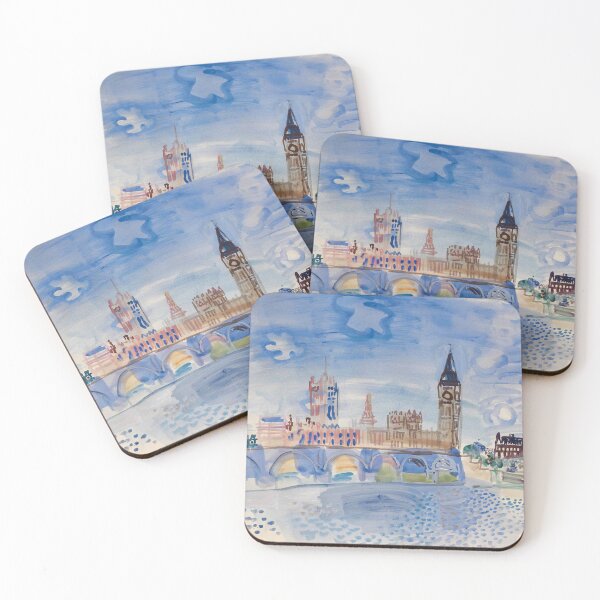 Item preview, London Wall Art Print, Houses of Parliament London Painting, Raoul Dufy Vintage Art designed and sold by RickE.
