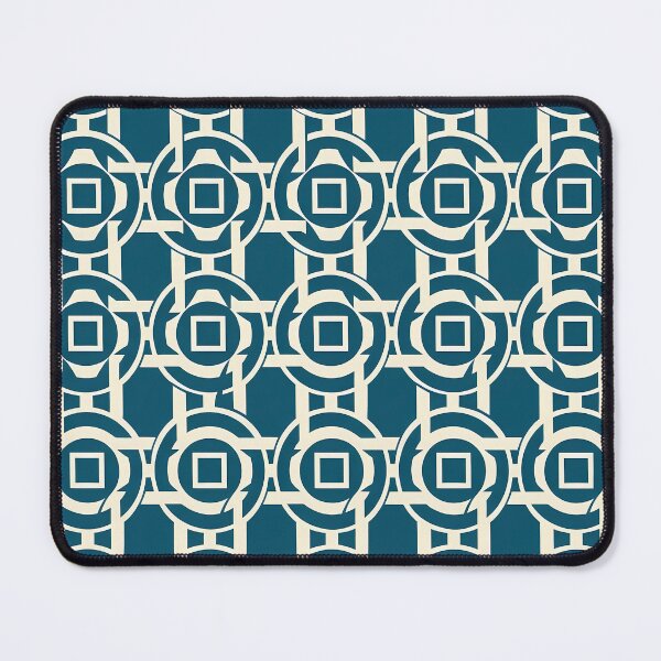 Item preview, Green Geometric Damask Ornamental Seamless Pattern Collection designed and sold by ART ATTACK ZONE.