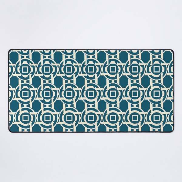 Item preview, Green Geometric Damask Ornamental Seamless Pattern Collection designed and sold by ART ATTACK ZONE.
