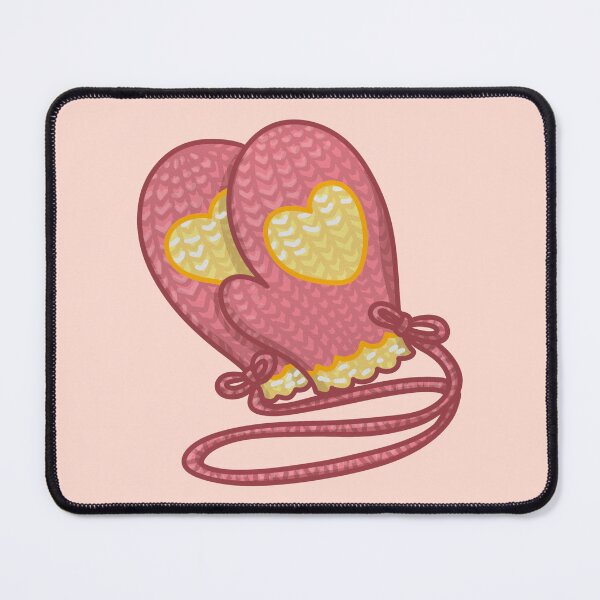 Item preview, Cozy Heart Knit Mittens designed and sold by tammist.
