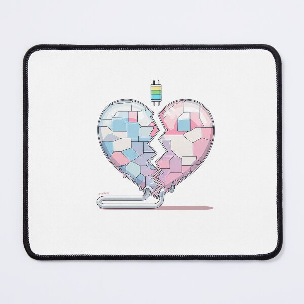 Item preview, Charging a Broken Heart – Pixel Love Repair Graphic designed and sold by Alphakenon.