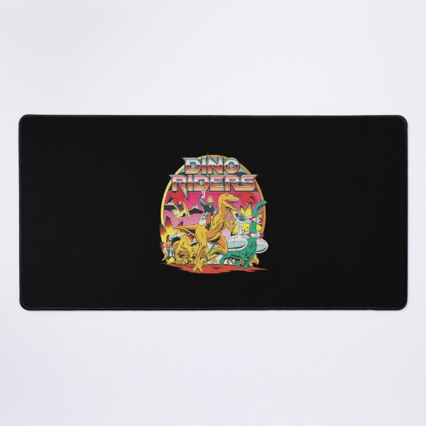 Item preview, Dino Riders Retro Cartoon Dinosaur Sci-Fi Art designed and sold by FlorianZieme.