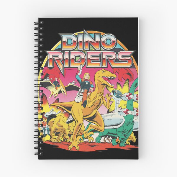 Item preview, Dino Riders Retro Cartoon Dinosaur Sci-Fi Art designed and sold by FlorianZieme.