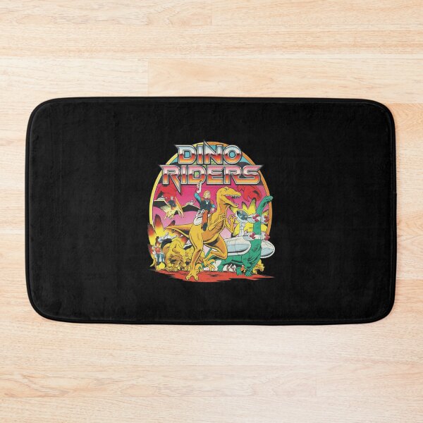 Item preview, Dino Riders Retro Cartoon Dinosaur Sci-Fi Art designed and sold by FlorianZieme.