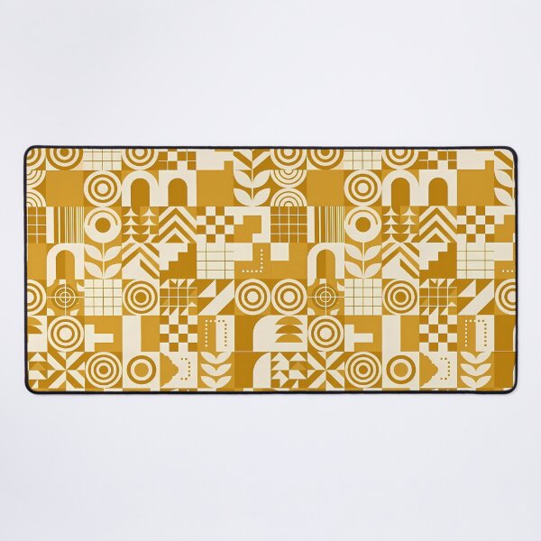Item preview, Yellow Geometric Damask Ornamental Seamless Pattern Collection designed and sold by ART ATTACK ZONE.