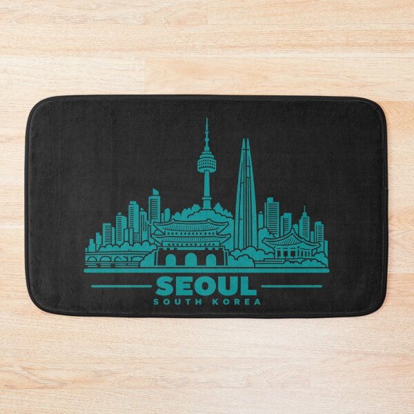 Artikelvorschau, Seoul, Südkorea – Skyline-Poster (Linienkunst) entworfen und verkauft von CMYKStudio.