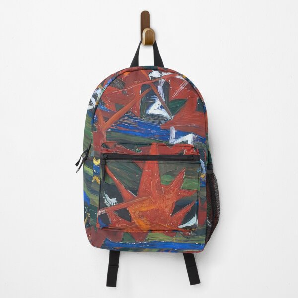 Item preview, Explosion of red on green designed and sold by NeonCanvasDream.