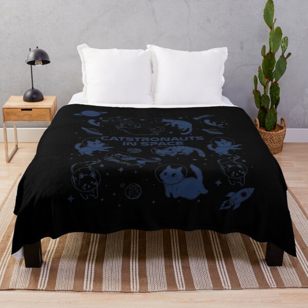 Item preview, Floating Astronaut Cats Space Pattern designed and sold by ANDREDANIELLA.