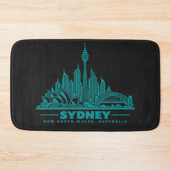 Item preview, Sydney New South Wales Line Art Skyline Poster designed and sold by CMYKStudio.