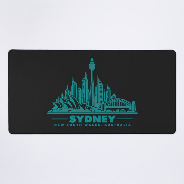 Item preview, Sydney New South Wales Line Art Skyline Poster designed and sold by CMYKStudio.
