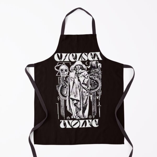 Item preview, Occult Hooded Figure Snake Skull Arcane Symbols designed and sold by findOutDraw.