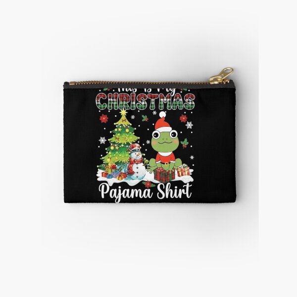 Item preview, This Is My Christmas Pajama Shirt Funny Frog Holiday Design designed and sold by MiALopezArt.