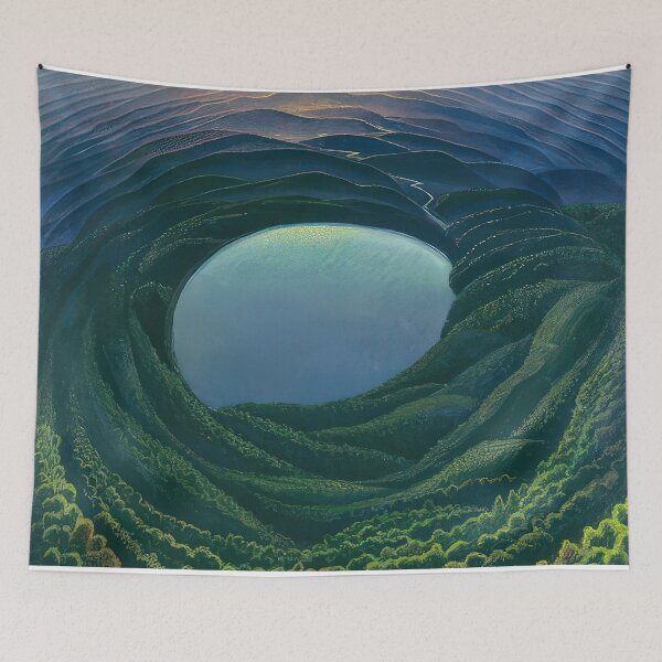 Item preview, Lago umbro - 1942 designed and sold by NeonCanvasDream.