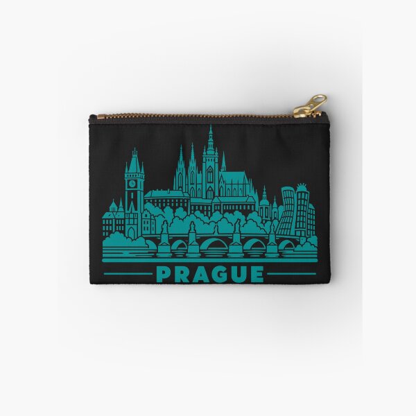 Item preview, Prague Czechia Line Art Skyline Poster designed and sold by CMYKStudio.