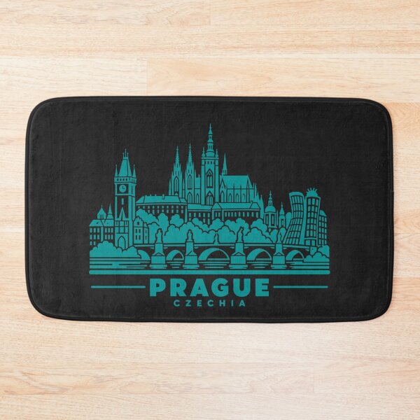 Item preview, Prague Czechia Line Art Skyline Poster designed and sold by CMYKStudio.