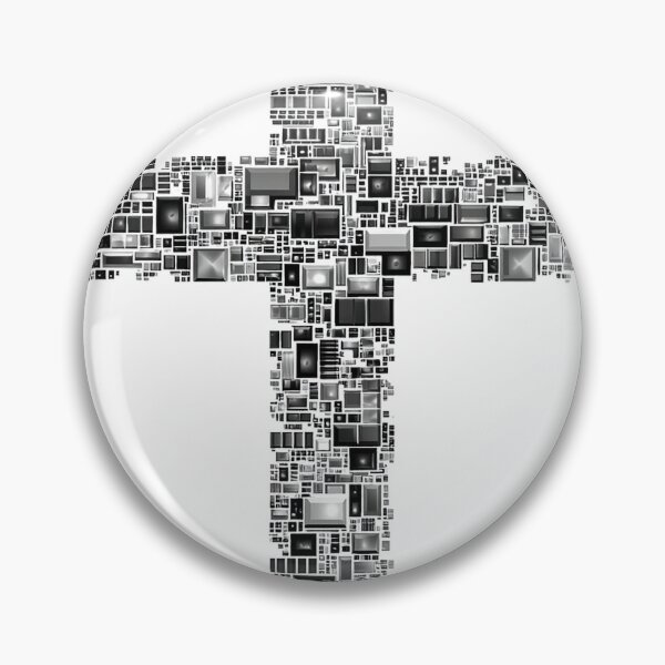 Item preview, Digital Faith – Cross Made of Keyboard Keys designed and sold by Alphakenon.