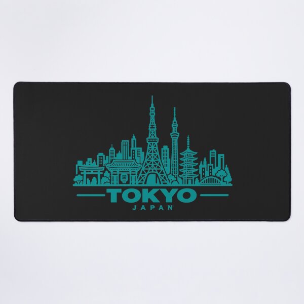 Item preview, Tokyo Japan Line Art Skyline Poster designed and sold by CMYKStudio.