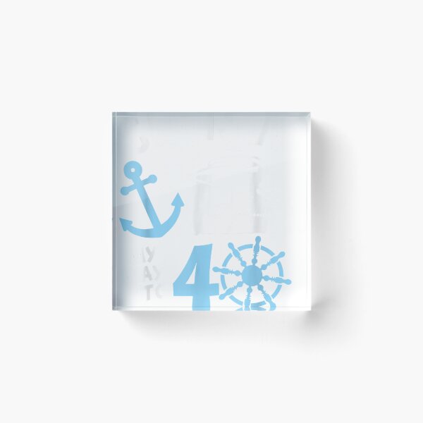 Item preview, Cruising My Way into 40, Oh Ship I'm 40, Birthday  designed and sold by LeahAbram.