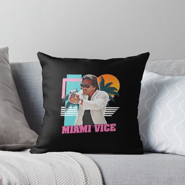 Item preview, Retro 80s Miami Vice Inspired Action Art designed and sold by FlorianZieme.