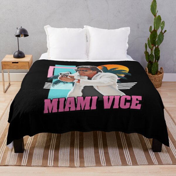 Item preview, Retro 80s Miami Vice Inspired Action Art designed and sold by FlorianZieme.