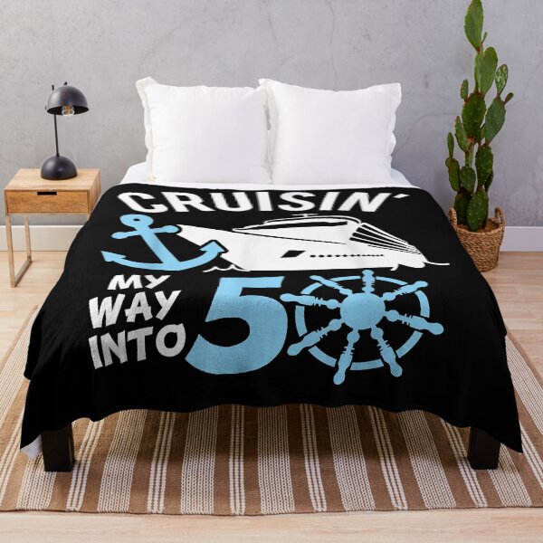 Item preview, Cruising My Way into 50, Oh Ship I'm 50, Birthday Cruise designed and sold by LeahAbram.