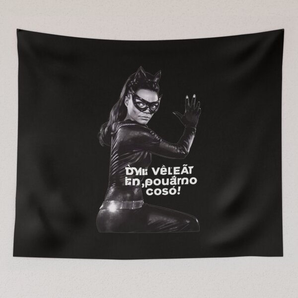 Item preview, Mysterious Feline Femme Fatale Vintage  designed and sold by CoconutBoys.