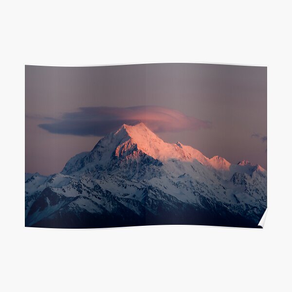 Mt Cook, South Island,New Zealand. Poster