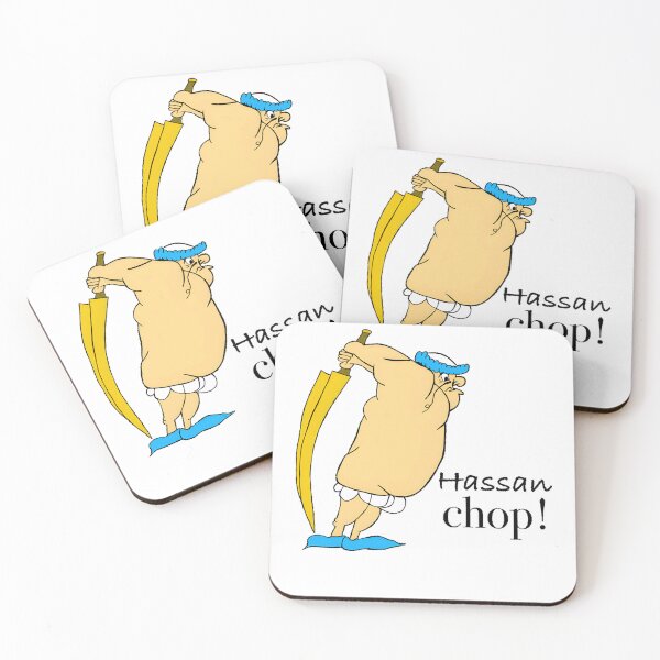 Item preview, Hassan Chop! Cartoon Character Meme designed and sold by Krishmarakris.