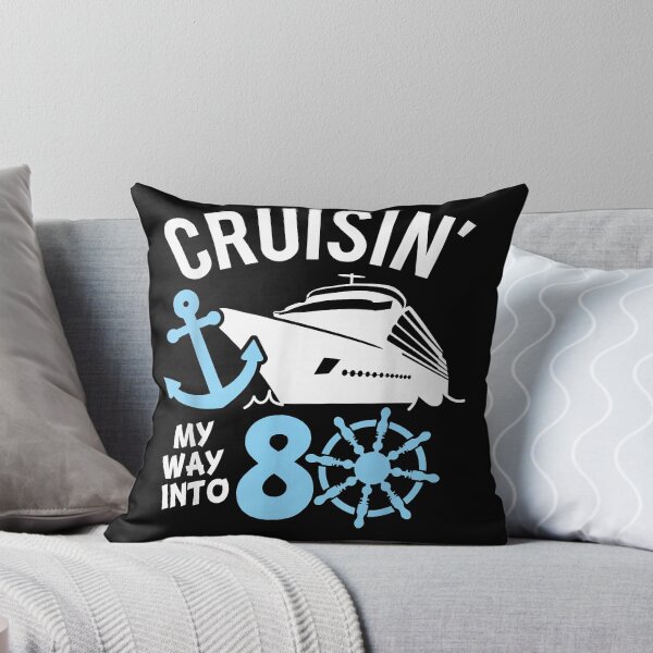 Item preview, Cruising My Way into 80, Oh Ship I'm 80, Birthday Cruise  designed and sold by LeahAbram.