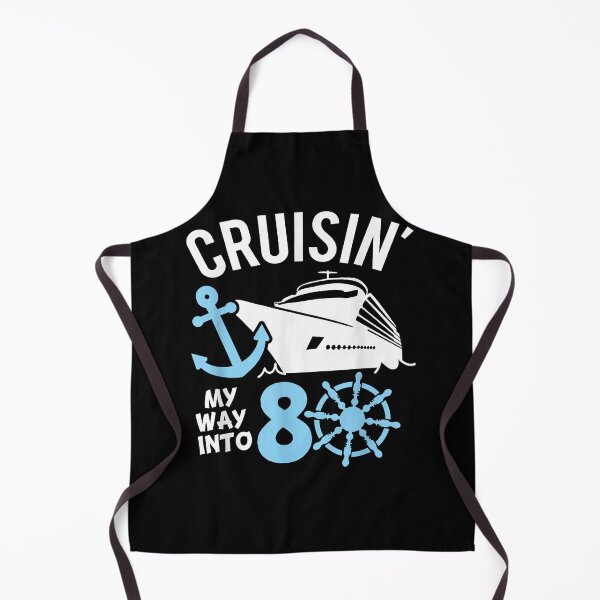 Item preview, Cruising My Way into 80, Oh Ship I'm 80, Birthday Cruise designed and sold by LeahAbram.